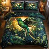 Set di Biancheria da Letto Trapuntata 3 Pezzi Ali Sussurranti