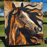 Cavallo del Vento Selvaggio Coperta Trapuntata