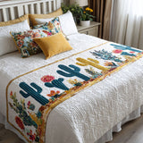 Fioritura Selvaggia del West Runner da Letto Trapuntato