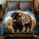 Set di Biancheria da Letto Trapuntata 3 Pezzi Rifugio Selvaggio