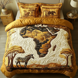 Set di Biancheria da Letto Trapuntata 3 Pezzi Rifugio Selvaggio