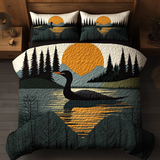 Set di Biancheria da Letto Trapuntata 3 Pezzi Selvaggio Loon