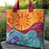 Onde Selvagge Borsa Tote Trapuntata