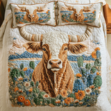Set di Biancheria da Letto Trapuntata 3 Pezzi Ovest Selvaggio