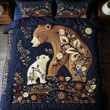 Set di Biancheria da Letto Trapuntata 3 Pezzi Selvaggio Yet Caldo