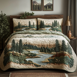 Wilderness Escape 3-Piece Quilted Bedding Set NCU0VH4180