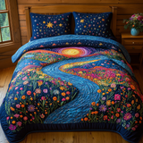 Set di Biancheria da Letto Trapuntata 3 Pezzi Notte di Wilflower