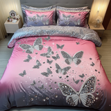 Set di Biancheria da Letto Trapuntata 3 Pezzi Ali della Gioia
