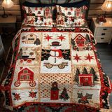 Set di Biancheria da Letto Trapuntata 3 Pezzi Paese delle Meraviglie dell'Inverno