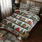 Set di Biancheria da Letto Trapuntata 3 Pezzi Paese delle Meraviglie dell'Inverno