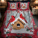Set di Biancheria da Letto Trapuntata Beatitudine dell'Inverno di Birdhouse