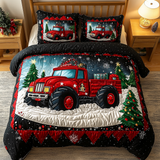Set di Biancheria da Letto Trapuntata 3 Pezzi Camion dell'Inverno di Monster