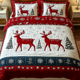 Set di Biancheria da Letto Trapuntata 3 Pezzi Delizia dell'Inverno di Prancing