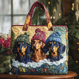 Cucciolo d'Inverno Borsa Tote Trapuntata