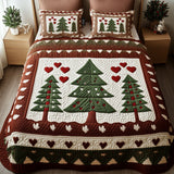 Set di Biancheria da Letto Trapuntata 3 Pezzi Inverno di Purrfection