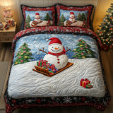 Set di Biancheria da Letto Trapuntata 3 Pezzi Stella dell'Inverno