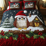 Set di Biancheria da Letto Trapuntata 3 Pezzi Veglia dell'Inverno