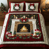 Set di Biancheria da Letto Trapuntata 3 Pezzi Paese delle Meraviglie dell'Inverno
