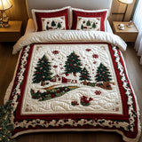 Set di Biancheria da Letto Trapuntata 3 Pezzi Paese delle Meraviglie dell'Inverno