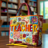 Fioritura della Saggezza Borsa Tote Trapuntata