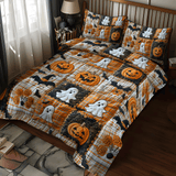 Set di Biancheria da Letto Trapuntata 3 Pezzi Stivali delle Streghe di Halloween
