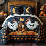 Set di Biancheria da Letto Trapuntata 3 Pezzi Viale di Witchy della Zucca