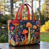 Fioritura del Bosco Borsa Tote Trapuntata