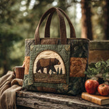 Abbraccio del Bosco Borsa Tote Trapuntata