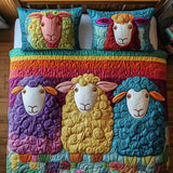 Set di Biancheria da Letto Trapuntata 3 Pezzi Amici di Woolly