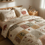 Set di Biancheria da Letto Trapuntata 3 Pezzi Fascino di Wooly