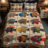 Set di Biancheria da Letto Trapuntata 3 Pezzi Young Anglers