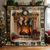 Fuoco del Natale Coperta Trapuntata