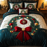 Set di Biancheria da Letto Trapuntata 3 Pezzi Natale di Gemstone