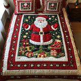 Set di Biancheria da Letto Trapuntata 3 Pezzi Riposo del Natale