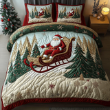 Set di Biancheria da Letto Trapuntata 3 Pezzi Spirito del Natale