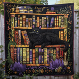 Gatto Bibliofilo Coperta Trapuntata