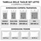 Set di Biancheria da Letto Trapuntata 3 Pezzi Bohémien Onirico