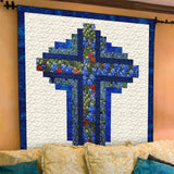 Croce Cristiana Coperta Trapuntata