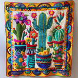 Splendore del Cactus Saguaro Coperta Trapuntata