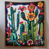 Vivace Giardino di Cactus Coperta Trapuntata