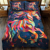Set di Biancheria da Letto Trapuntata 3 Pezzi Maestoso Equine