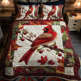 Set di Biancheria da Letto Trapuntata 3 Pezzi Uccello di Stunning del Cardinale