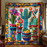 Splendore del Cactus Saguaro Coperta Trapuntata