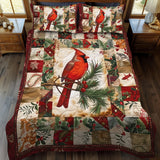 Set di Biancheria da Letto Trapuntata 3 Pezzi Cardinale Vibrante
